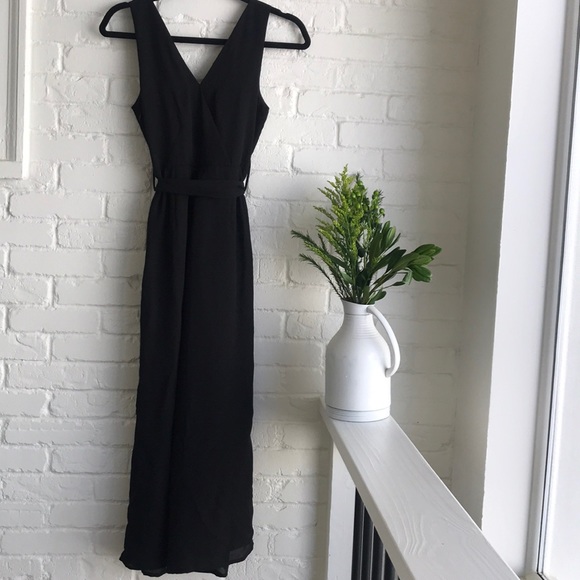 SOLD Sienna jumpsuit long black tie NEW summer evening - Picture 7 of 8